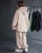 Теплый спортивный костюм из худи и джоггеров на флисе- Бежевый, S-M suit-jogger-hoodie фото 6