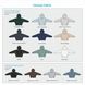 Щільний оверсайз худі 450gsm- Чорний, L-2XL hoodie450 фото 3