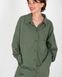 Льняна сорочка з довгим рукавом - Хакі, 2XL-3XL sorochka-linen фото 2