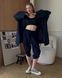 Хаорі кімоно з оверсайз посадкою-Темно-синій, S-M haori-kimono-darkblue-1 фото 1