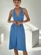 Топ-бра трикутники - Блакитний, A-C bra-linen фото 5