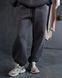 Широкие джоггеры на флисе - Графит, S-M joggers-zipper-graghite-1 фото 2