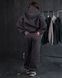 Широкие джоггеры на флисе - Графит, S-M joggers-zipper-graghite-1 фото 10