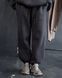 Широкие джоггеры на флисе - Графит, S-M joggers-zipper-graghite-1 фото 6