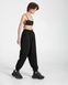 Джогери із футеру на флісі - Чорний, XS-S jogger-flis фото 1